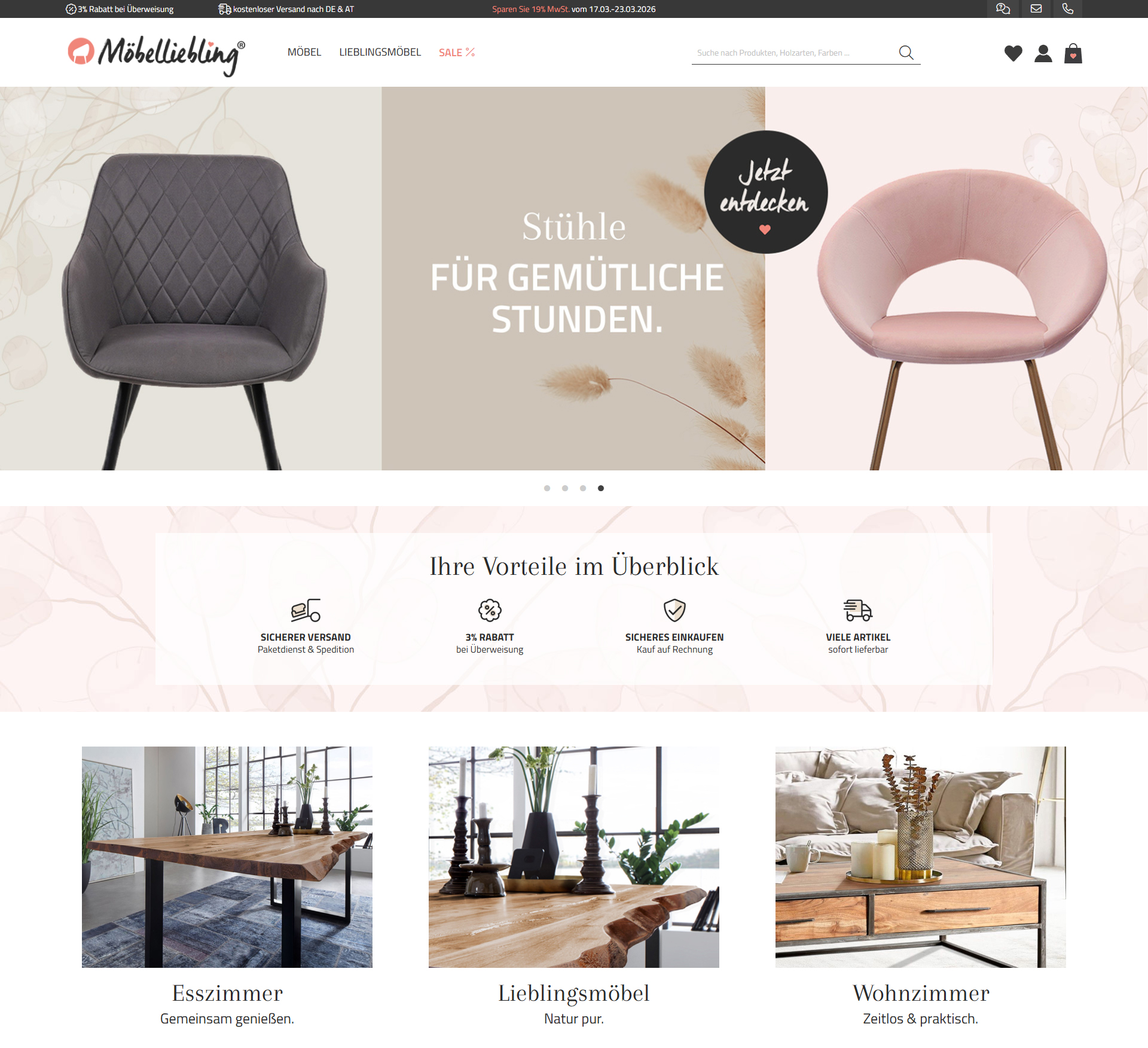 Screenshot: Möbelliebling